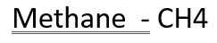 Methane - CH4 logo