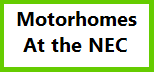 Motorhomes at the NEC bottled gas available at Solway Campers