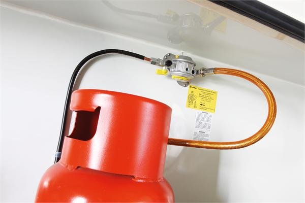 Propane Butane Gas Regulator Screw-On Or Clip-On For LPG Cylinder Calor CG4