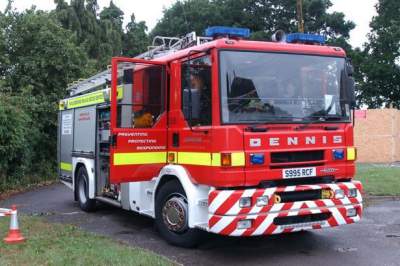 carport blaze in Tilehurst